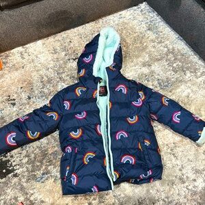 Swiss Tech 4T girls’ rainbow winter coat